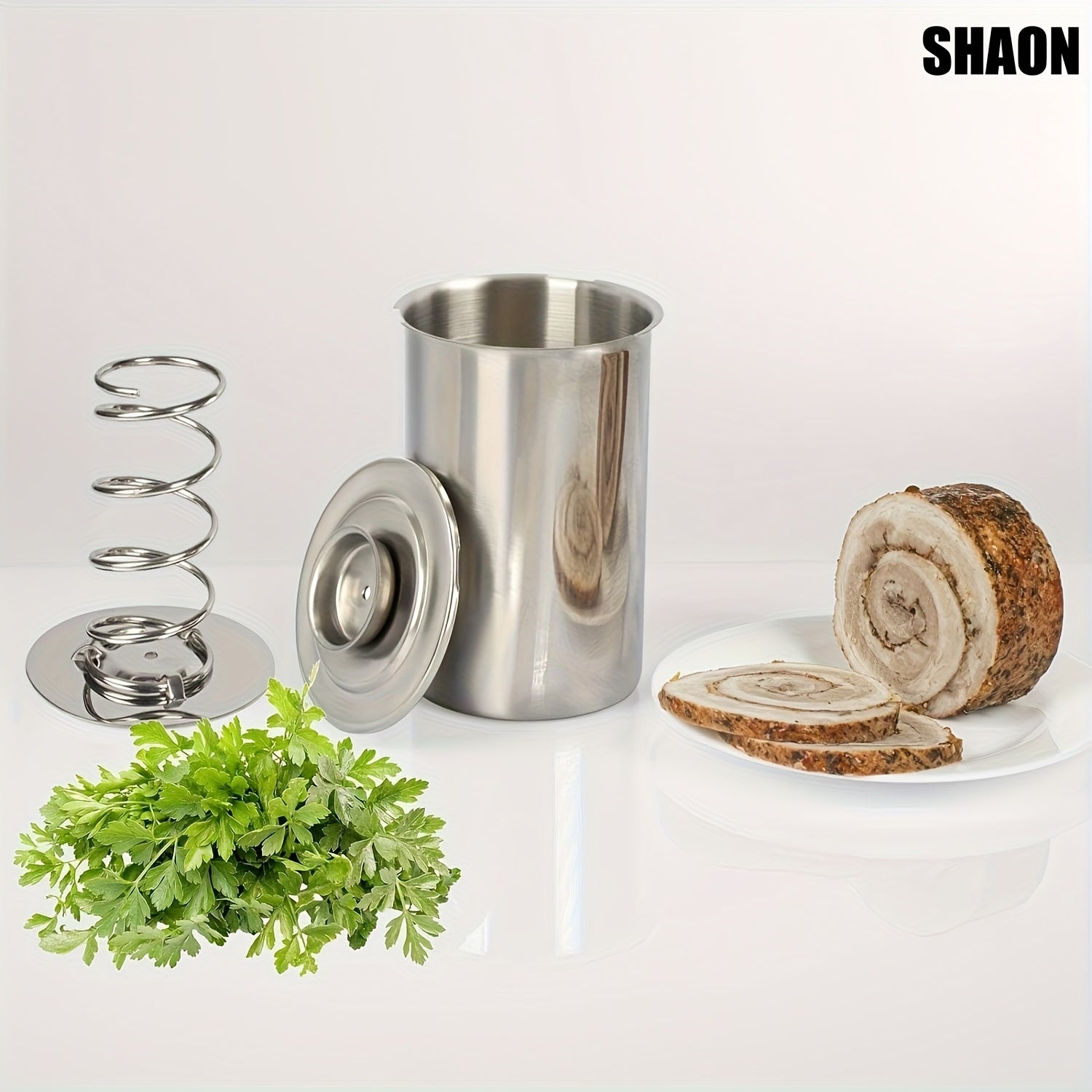 SHAON 304 Stainless steel steamed meat barrel